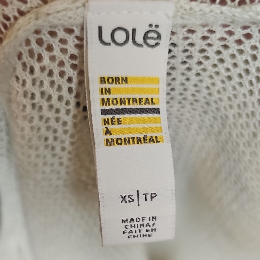 Lolë Light Weight And Light Greige Open-Front Women's Cardigan - Picture 7 of 10